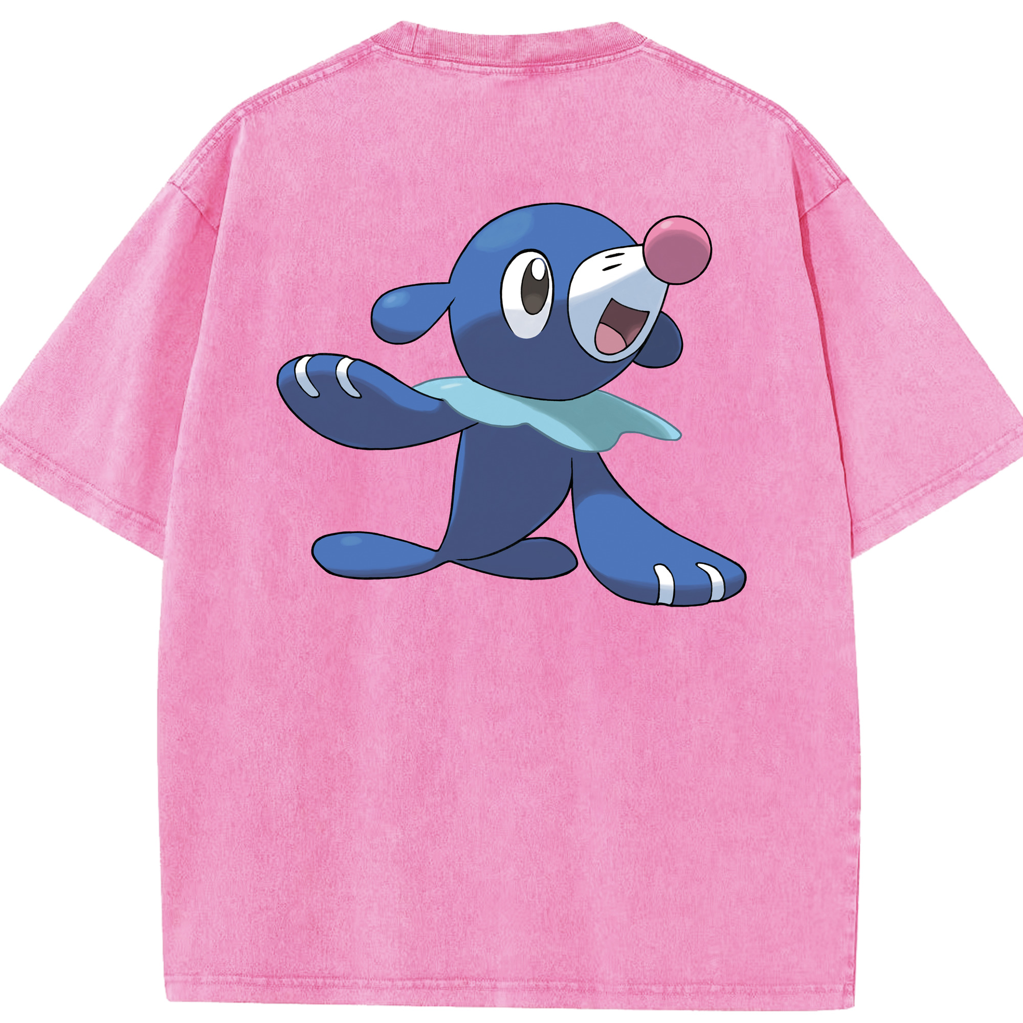 （画像用） ポケットモンスター Pokémon 綿100% ヴィンテージ風 半袖Tシャツ（背面プリント）